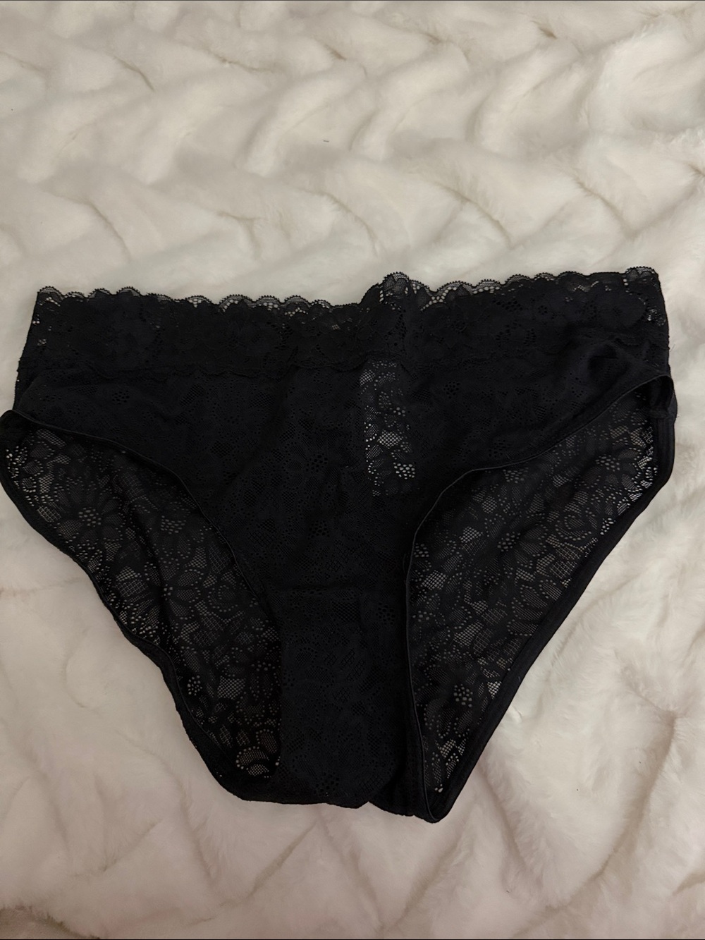 Maurices Black Lace Bikini Panties
